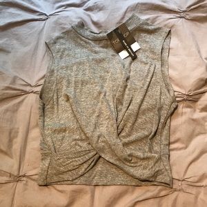 TopShop cotton crop top